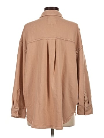 Aerie Long Sleeve Button-Down Shirt (view 2)