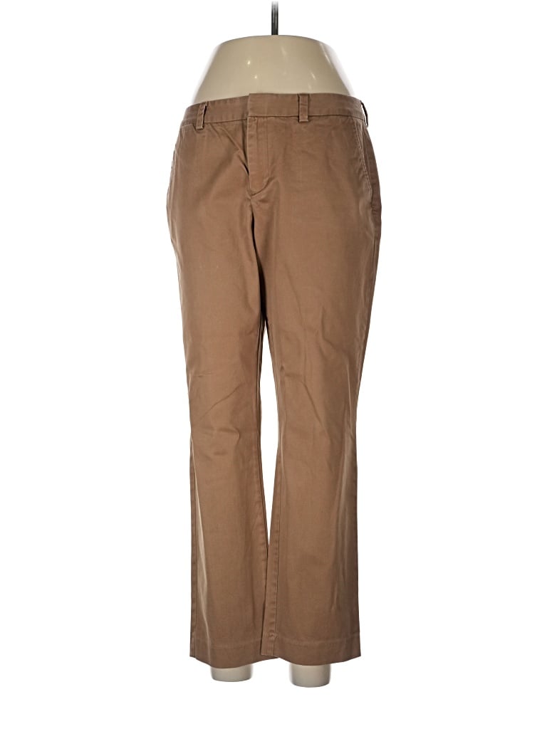 Pre-owned Lands' End Khaki Pant In Brown
