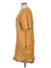 Bliss 100% Polyester Solid Tan Casual Dress Size 1X - photo 5