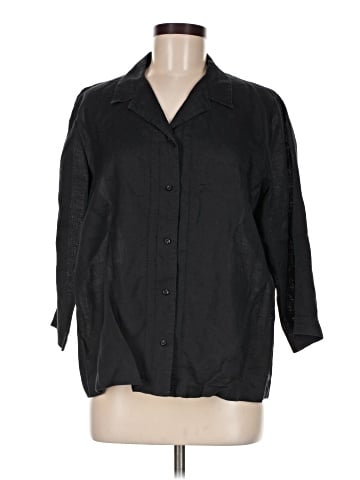 Bice by Sag Harbor 3/4 Sleeve Button-Down Shirt (view 1)