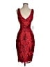 Siena 100% Polyester Red Cocktail Dress Size 0 - photo 1