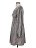 Gap 100% Polyester Chevron-herringbone Gray Casual Dress Size XS - photo 5