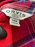Orvis Plaid Red Long Sleeve Button-Down Shirt Size S - photo 7