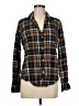 Frank & Eileen Plaid Brown Long Sleeve Button-Down Shirt Size M - photo 1
