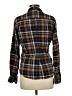 Frank & Eileen Plaid Brown Long Sleeve Button-Down Shirt Size M - photo 2