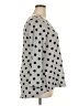 Green Envelope Polka Dots Gray Pullover Sweater Size 2X - photo 4