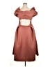 ASOS Design 100% Polyester Brown Cocktail Dress Size 16 - photo 1