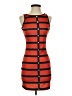 Shein Stripes Orange Casual Dress Size 4 - photo 1