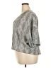 Worthington 100% Polyester Gray 3/4 Sleeve Blouse Size XXL - photo 5