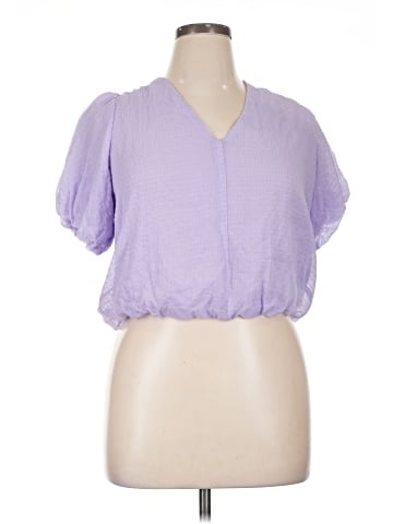 ASTR The Label Short Sleeve Blouse (view 1)