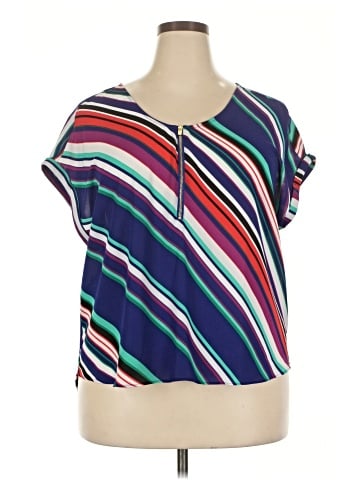 Bold Elements Short Sleeve Blouse (view 1)