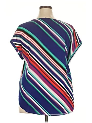 Bold Elements Short Sleeve Blouse (view 2)