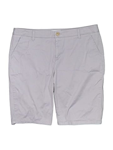 Liz Claiborne Khaki Shorts (view 1)