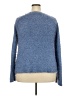 LC Lauren Conrad 100% Polyester Blue Pullover Sweater Size XXL - photo 2