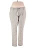 Natural Reflections Solid Gray Casual Pants Size 18 - photo 1