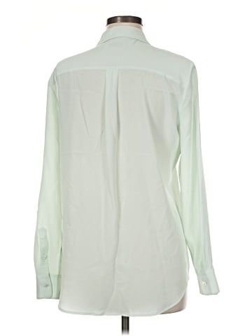 Equipment Long Sleeve Silk Top (view 2)