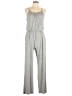 Gilli Solid Gray Jumpsuit Size L - photo 1