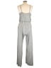Gilli Solid Gray Jumpsuit Size L - photo 2