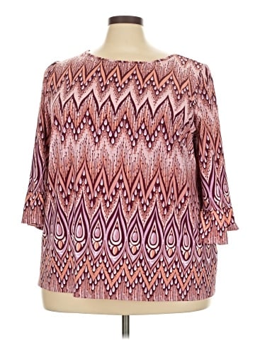 Bob Mackie 3/4 Sleeve Blouse (view 1)