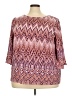 Bob Mackie Pink 3/4 Sleeve Blouse Size 2X - photo 1