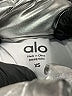 Alo 100% Polyester Metallic Silver Jacket Size XS - photo 6