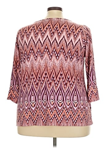 Bob Mackie 3/4 Sleeve Blouse (view 2)