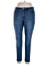 Angels Stripes Blue Jeans Size 14 - photo 1