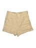 FRAME Solid Tan Khaki Shorts Size 4 - photo 1