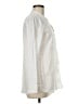 Soft Surroundings 100% Cotton Ivory Long Sleeve Blouse Size M - photo 4