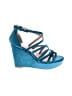 Torrid Teal Wedges Size 9 (X-wide) - photo 1