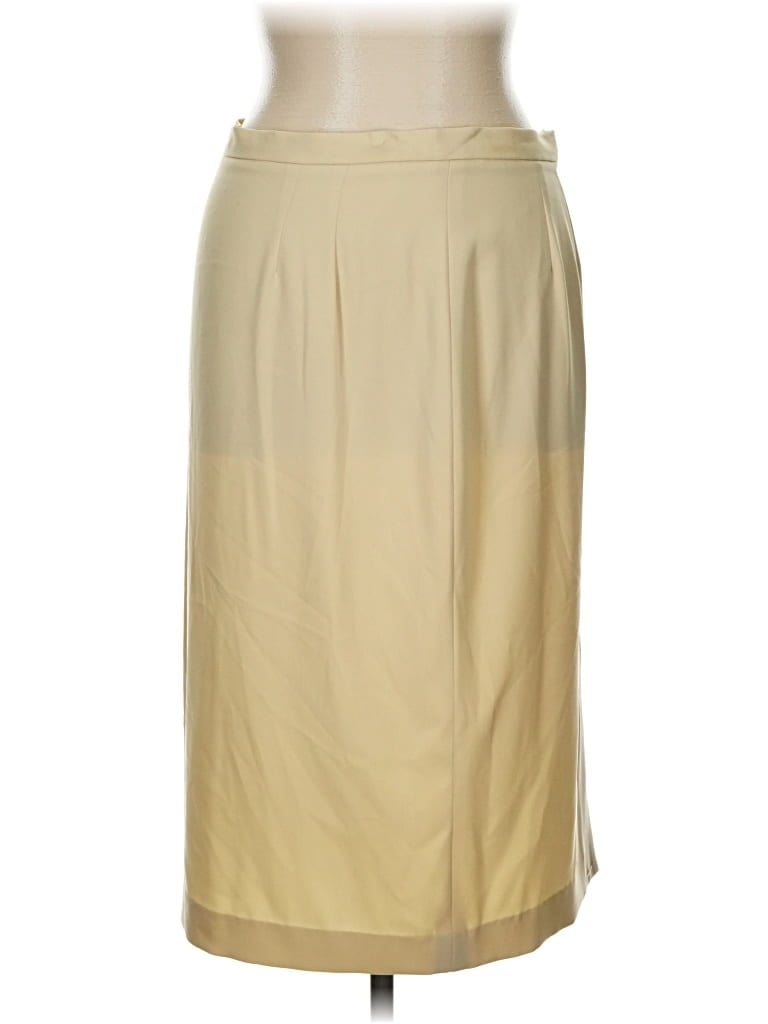 Pre-owned Doncaster Collection Casual Skirt In Tan