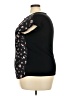 Papermoon 100% Polyester Floral Black Short Sleeve Blouse Size XXL - photo 5