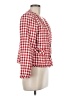 Ann Taylor Checkered-gingham Red Blazer Size 6 - photo 4