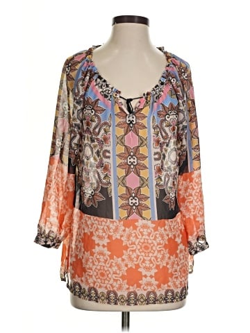 Democracy 3/4 Sleeve Blouse (view 1)