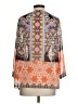 Democracy 100% Polyester Orange 3/4 Sleeve Blouse Size S - photo 2