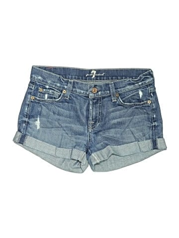 7 For All Mankind Denim Shorts (view 1)