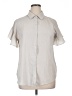 Max Studio Polka Dots Ivory Short Sleeve Blouse Size XL - photo 1