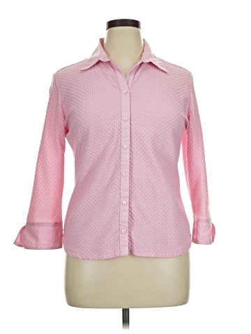 George 3/4 Sleeve Button-Down Shirt (view 1)