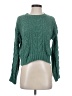 Hippie Rose 100% Polyester Green Pullover Sweater Size S - photo 1