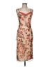 Assorted Brands Paisley Tan Cocktail Dress Size M - photo 1