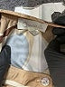 Chenault 100% Polyester Print Tan Long Sleeve Blouse Size M - photo 7