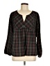 Old Navy Brown Long Sleeve Blouse Size L - photo 1