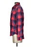 SO 100% Cotton Plaid Red Long Sleeve Button-Down Shirt Size S - photo 5