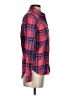 SO 100% Cotton Plaid Red Long Sleeve Button-Down Shirt Size S - photo 4