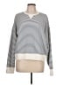 SPANX Stripes Gray Pullover Sweater Size L - photo 1