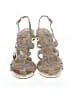 Nina Metallic Gold Sandals Size 7 1/2 - photo 2