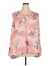 Lane Bryant 100% Polyester Pink Sleeveless Blouse Size 20 - photo 1