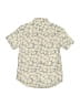 Crewcuts 100% Cotton Polka Dots Ivory Short Sleeve Button-Down Shirt Size 8 - photo 2