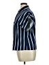 Unbranded Stripes Blue Short Sleeve Blouse Size XL - photo 5