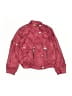Burberry 100% Polyamide Hearts Red Jacket Size 4 - photo 1